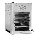 intergrill 800° Gasgrill Light 3,3kW | 12,6 kg Hochleistungs-Steakgrill | Oberhitze-Campinggrill Edelstahl | Inkl. Grillrost Gastroschale Piezozündung