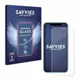 Savvies Panzer Schutz Glas für Apple iPhone XR / 11 9H Hartglas, Anti-Fingerprint, Displayschutz