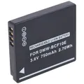 AccuCell Akku passend für den Panasonic DMW-BCF10, DMW-BCF10E, BCF-10, CGA-S/106C, , CGA-S106C Akku Li-Ion