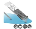 STAHLWERK Stabelektroden 10 x WIG Wolfram Schweißelektroden Grau 2,4 mm, (Packung), Universalelektrode für nahezu alle Anwendungen bis 220 A