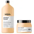 Loreal Serie Expert Absolut Repair Shampoo 1500ml + Maske 500ml = 2000ml-SET