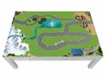 Stikkipix Eisenbahn Möbelfolie | LCG13 | passgenau für den Lack Spieltisch von IKEA (Möbel Nicht inklusive)