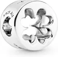 Pandora Kettenanhänger Pandora Glück und Mut Vierblättriges Kleeblatt Charm 797868 Anhänger