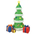 vidaXL Künstlicher Weihnachtsbaum LED Weihnachtsbaum Weihnachtsdeko Indoor Outdoor 240 cm