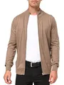 Indicode Herren Lau Strickjacke mit Stehkragen aus 80% Baumwolle | Cardigan für Männer Beige Mix, XXL