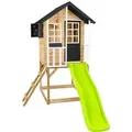 Zwerkules Spielhaus Holli 1 m. Rutsche 270 cm x 148 cm x 224 cm Natur FSC®