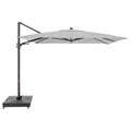 Doppler Ampelschirm MyZone 300 cmx 220 cm Hellgrau mit Dreh- & Neigungsfunktion