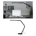 Paulmann 78912 LED Schreibtischleuchte 3-Step-Dim FlexBar White Switch 700lm 9,5W Schwarz