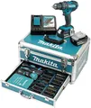 Makita Akku-Schlagbohrschrauber DHP482RFX9, max. 1900 U/min, 18V • 62 Nm, inkl. 2xAkkus 18V/3Ah/Ladegerät, Zubehör und Koffer