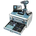 Makita DHP482RFX9 2-Gang-Akku-Schlagbohrschrauber inkl. 2. Akku, inkl. Koffer, mit Zubehör, inkl. Ladegerät