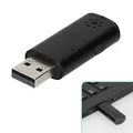 kwmobile USB PC Mikrofon für Laptop oder Desktop PC - Notebook Mikrofon für USB A Port - Mini USB Mikro für PC aus Kunststoff - Schwarz
