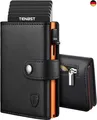 TENBST Geldbörse Herren mit Münzfach, Hochwertige Slim Wallet, Kartenetui Klein 