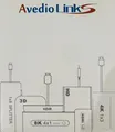 HDMI Splitter HMDI Verteiler Schwarz 1 Input 2 Output Gebraucht