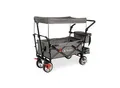 Pinolino Bollerwagen Addplus, Grau, Metall, Textil, 56x67x120 cm, Baby on Tour, Kinderwagen, Bollerwagen