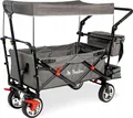 PINOLINO 238041 „AddPlus“ – zusammenklappbarer Kinderwagen mit Bremse, meliert