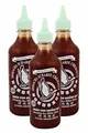 [ 3x 455ml ] FLYING GOOSE [OHNE GLUTAMAT] Sriracha SCHARFE Chilisauce