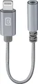 Cellularline MUSIC ENABLER - Lightning Audio-Adapter für Steckverbinder zu 3,5 mm, Lightning, Stecker, 3.5mm, Buchse, 0,01 m, Grau