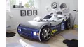 Autobett Energy MDF blau Lack inkl. Beleuchtung Liegefläche: 90x200 cm