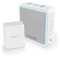 Honeywell Türklingel DC915SCV, Funk Set, bis 200m, mit Konverter, 52 Melodien & LED-Blinken