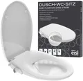 Dusch-WC-Sitz EISL "Bidet Einsatz", weiß, B:370cm H:6,3cm L:475cm