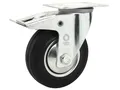 1 x Schwerlast Bremsrolle Ø 80 mm Transport Industrie Rollen ISO 9001 Germany