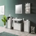 Veriaffari.it - Weißes Badezimmerset Aus Madeira-beton