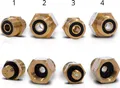 PELMOS Gasanschluss Adapter I 4 teiliges Gasflaschen Adapter - Set für das EU-Ausland I Zum Anschluss von Druckreglern an ausländischen Gasflaschen