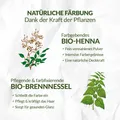 LOGONA Naturkosmetik Pflanzenhaarfarbe Goldblond 100g Bio-Henna Vegan Glanz