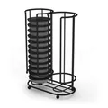 Xavax Tassimo Kapselhalter für 26 Kapseln, eleganter Organizer in Schwarz-matt
