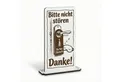 Dekolando Hinweisschild Aufsteller Schild „Bitte nicht stören“ – Tischaufsteller 10x20 cm inkl