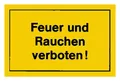 Adco Verbotsschilder Feuer und Rauchen verbot
