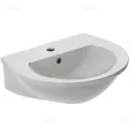 Duravit Darling New Waschtisch Waschbecken 262155, Badkeramik, weiß mit wondergliss