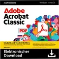 Adobe Acrobat Classic | 3 Jahre | Studierende & Lehrende Pc/Mac