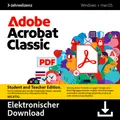 Adobe Acrobat Classic Student & Teacher Edition (1 User, 1 Geräte/User, 36 Monate) (30006873)