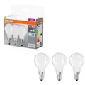 3er Pack Osram E14 LED Leuchtmittel matt 4W wie 40W warmweisses Licht - blendreduziert