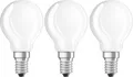 Osram HOMELIGHTING 4058075819399 LED EEK E (A - G) E14 Tropfenform 4.2W = 40W Warmweiß (Ø x L) 45mm x 84mm Filament 3St.