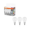 3 x Osram LED BASE P40 E14 Classic 4W Tropfen 2700K 470 Lumen wie 40W