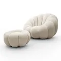 DREHSESSEL FLUFFY mit Fußstütze