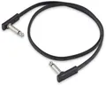 RockBoard Flat Patch Kabel 60 cm Mono unbalanced 6,3mm Mono Klinke Winkelstecker