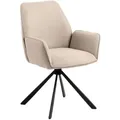 2er-Set Actona Stuhl Glenda Stoff Beige