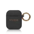 Airpods Hülle Guess Airpods Silikon Cover Schwarz