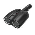 Hama 2-fach-Verteiler für Zigarettenanzünderbuchse 180°, Gelenkstecker, 12 V