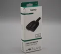 Hama 2-facher Zigarettenanzünder Verteiler 180°, Gelenkstecker, 12 V Schwarz NEU