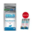 FARMINA Vet Life Hypoallergenic Pork Potato adulte Hunde 12kg+Snacks 2x100 g