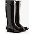 Hunter ORIGINAL TALL GLOSS BOOT Gummistiefel wasserdicht schwarz 38 EU