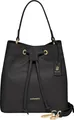 Lazarotti Leder Schultertasche Umhängetasche Bologna Leather Bucket Bag Black schwarz