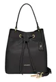 Lazarotti Bologna Leather Bucket Bag Schultertasche Tasche Black schwarz Neu