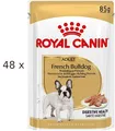 Royal Canin French Bulldog (€17,13/kg) Adult Mousse Bully Feuchtfutter 48 x 85 g