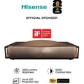 Hisense 4K Smart Laser TV L9Q, 4K Ultra HD, 3D, Smart-TV, WLAN, DVB-C, DVB-S, DVB-S2, DVB-T, DVB-T2, Bronze - Bronze