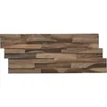Wandverkleidung Teak Elegance, Dunkelbraun, Holz, Teakholz, Holz, 20x2x50 cm, Tapeten & Wandverkleidungen, Wandverkleidung